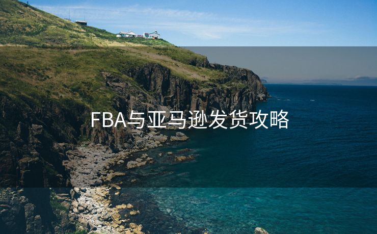 FBA与亚马逊发货攻略