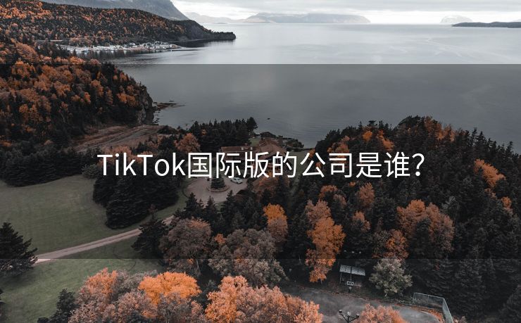 TikTok国际版的公司是谁？