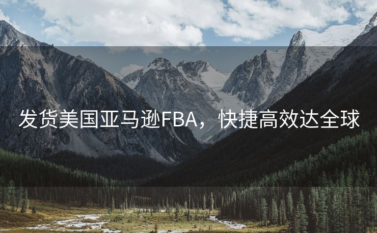 发货美国亚马逊FBA，快捷高效达全球