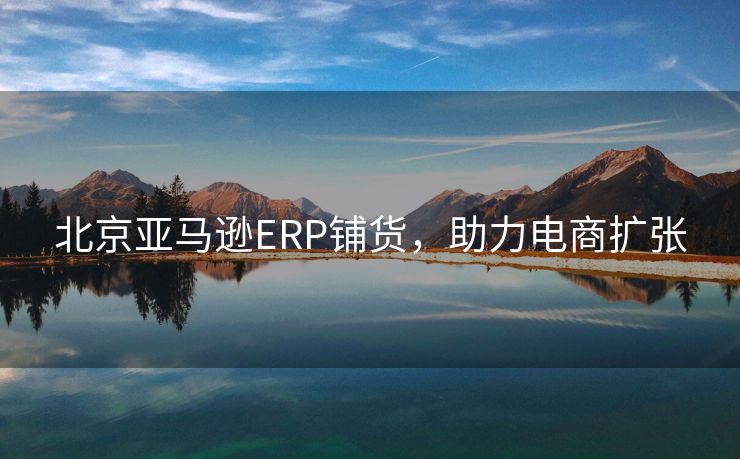 北京亚马逊ERP铺货，助力电商扩张