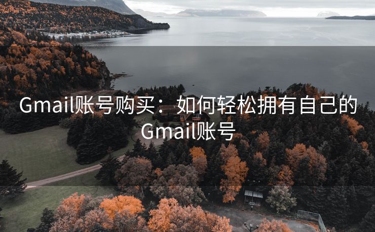 Gmail账号购买：如何轻松拥有自己的Gmail账号