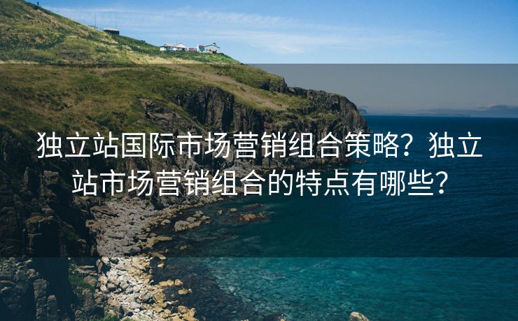 独立站国际市场营销组合策略？独立站市场营销组合的特点有哪些？