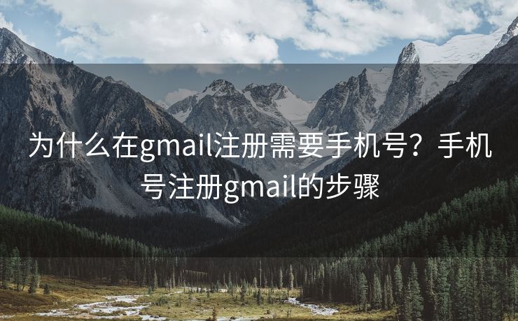 为什么在gmail注册需要手机号？手机号注册gmail的步骤