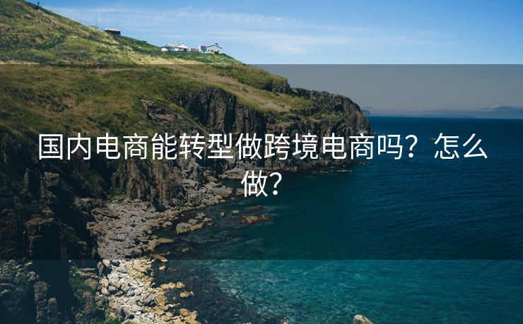 国内电商能转型做跨境电商吗？怎么做？