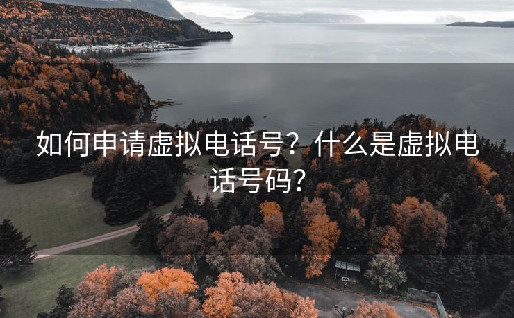 如何申请虚拟电话号？什么是虚拟电话号码？