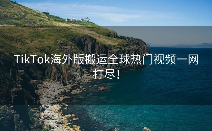 TikTok海外版搬运全球热门视频一网打尽！