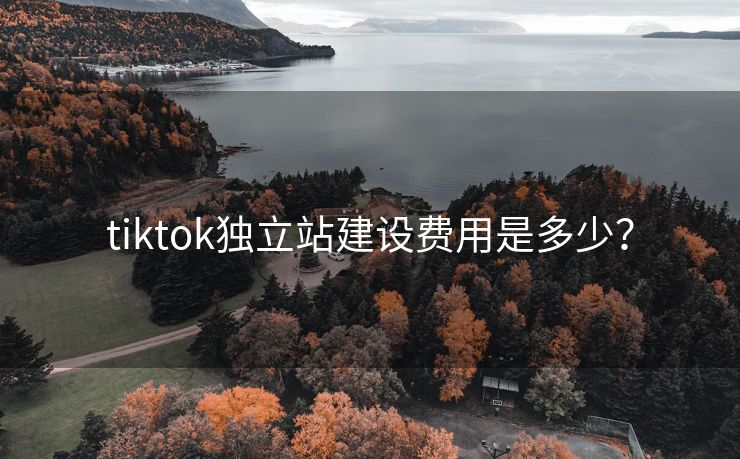 tiktok独立站建设费用是多少？