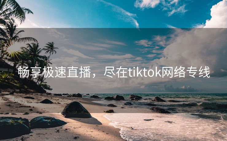 畅享极速直播，尽在tiktok网络专线