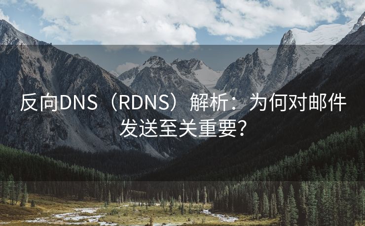 反向DNS（RDNS）解析：为何对邮件发送至关重要？